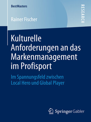 cover image of Kulturelle Anforderungen an das Markenmanagement im Profisport